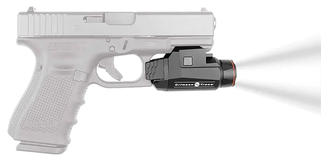 Crimson Trace 0182401 CMR-208 Universal Tactical Light Rail Master Black Anodized 110/420 Lumens White LED Light