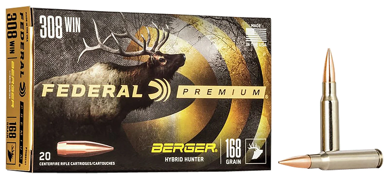 Federal .308 Winchester 168gr Brass – 20rd