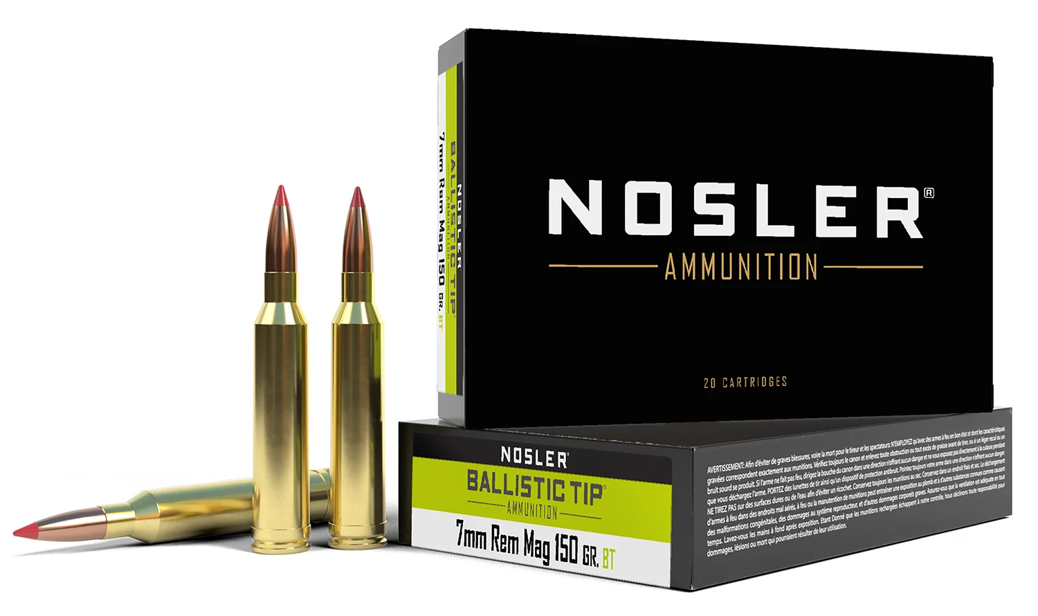 Nosler 7mm Rem Mag 150gr Brass – 20rd