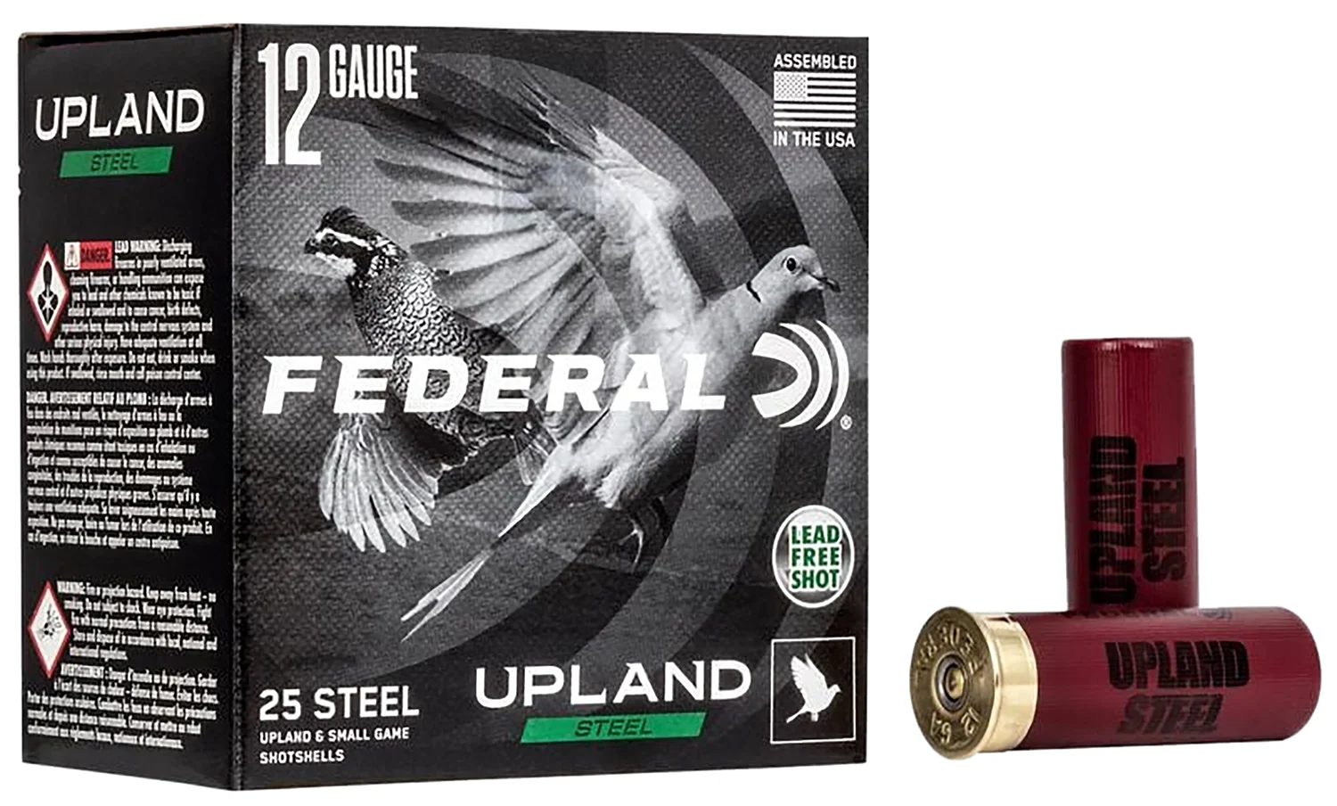 FEDERAL Ush1275 Upland Field & Range 12gauge 2.75" 1 1/8oz 7.5shot 25 Per Box/10 Case