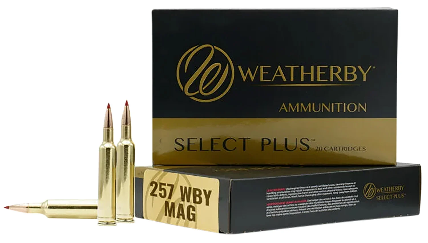 WEATHERBY H257110eldx Select Plus 257wthbymag 110gr Hornady Eld-x 20 Per Box/10 Case