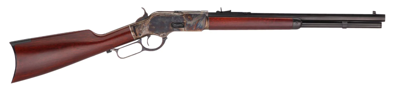 Taylors & Company 550172DE 1873 Taylor Tuned 45 Colt (LC) 10+1 20" Walnut Fixed Pistol Grip Stock Color Case Hardened Right Hand