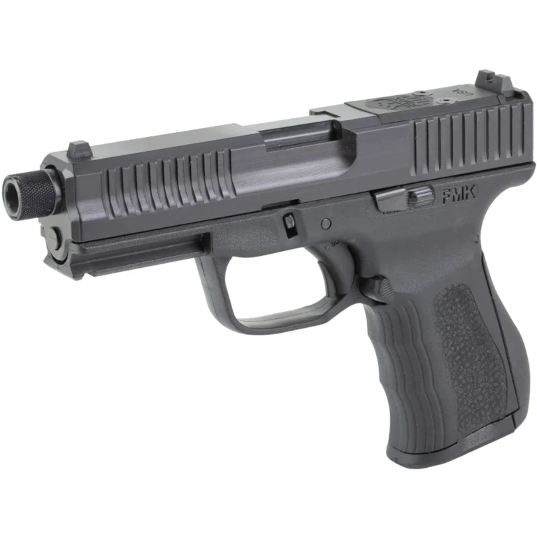 FMK G3 Threaded Barrel Pistol 9mm 4.5 in. Black w/ Glock Comp Sights 14 rd.