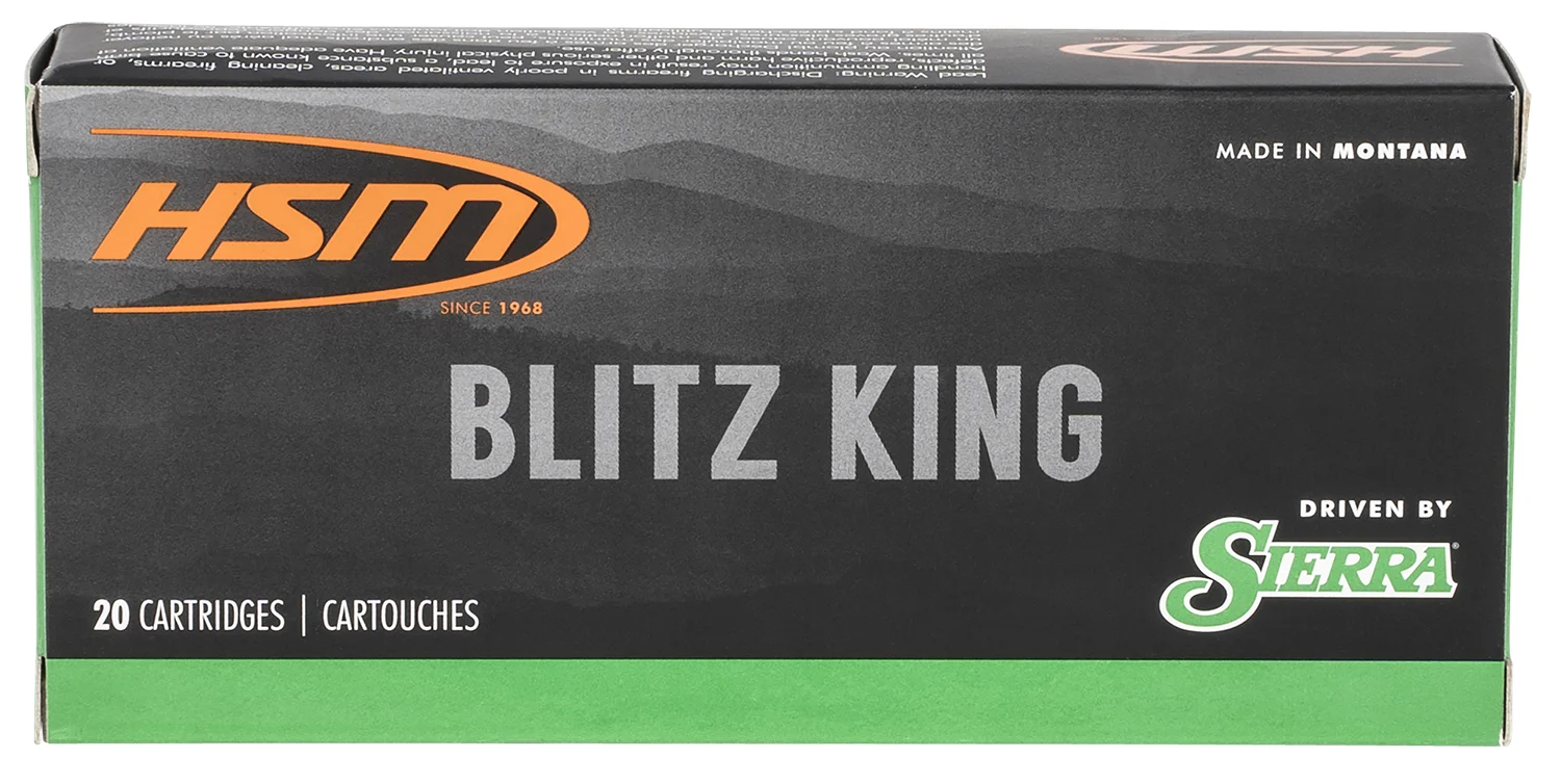 HSM .22-250 Remington 55gr SIERRA BLITZKING Brass – 20rd