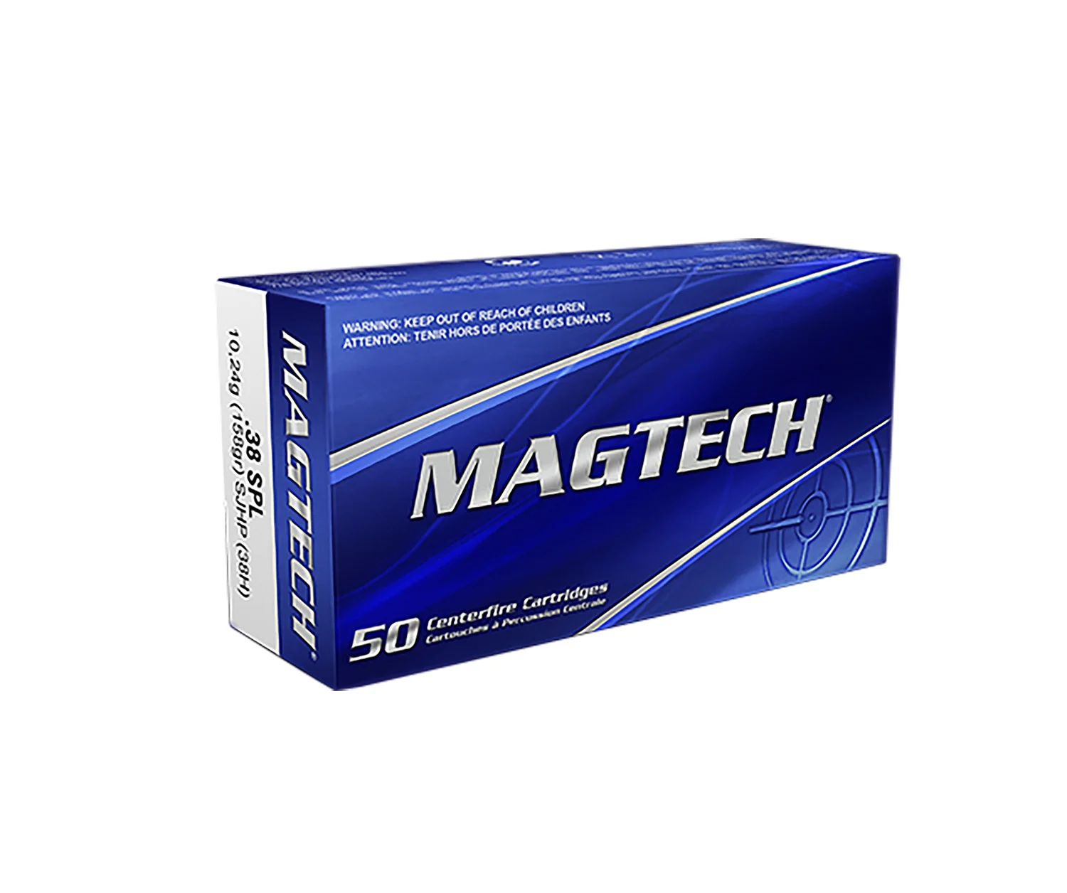 Mag-Tech .38 Special 158gr Brass – 50rd