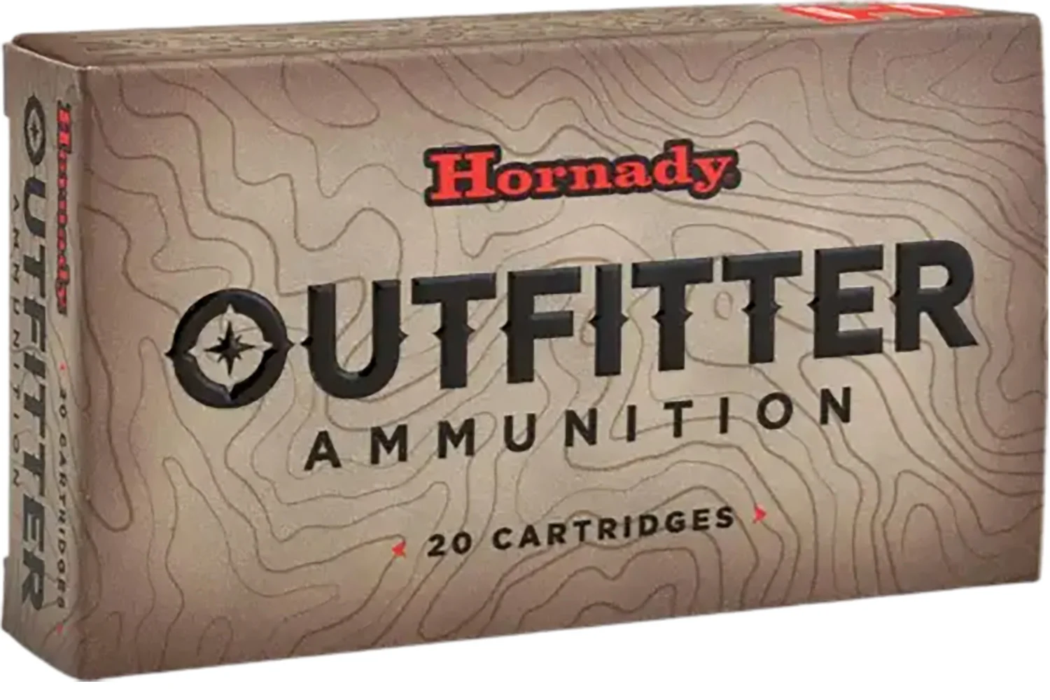 HORNADY 822124 Outfitter 300wthbymag 180gr Copper Alloy Expanding 20 Per Box/10 Case