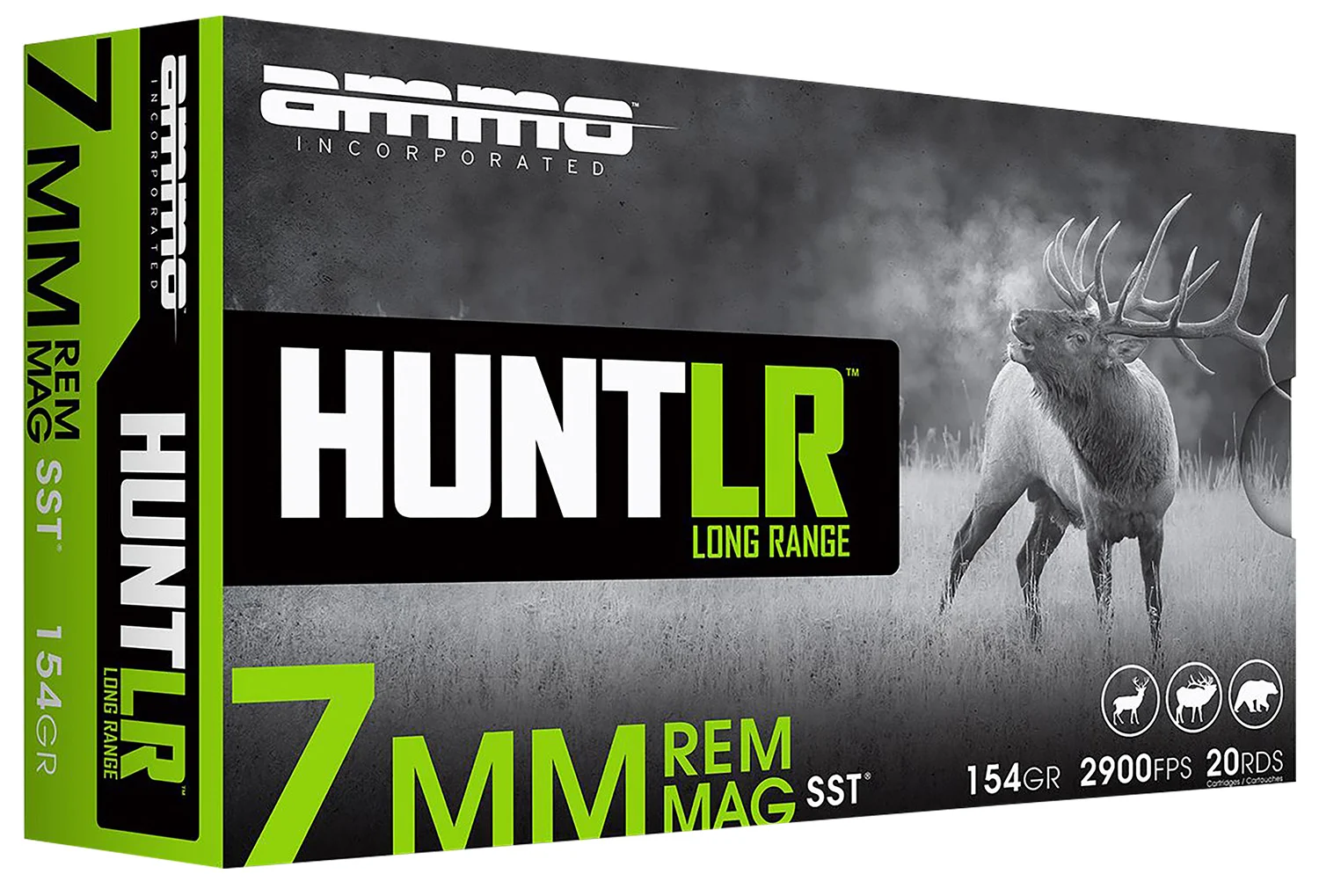 AMMO Inc 7mm154ssta20 Signature 7mmrem Mag 154gr Super Shock Tip 20 Per Box/10 Case