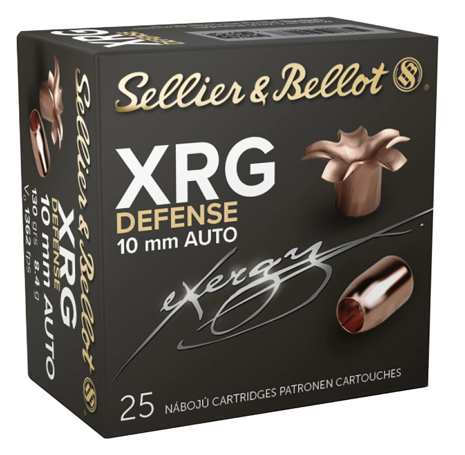 sellier-bellot 10mm Auto 130gr – 25rd