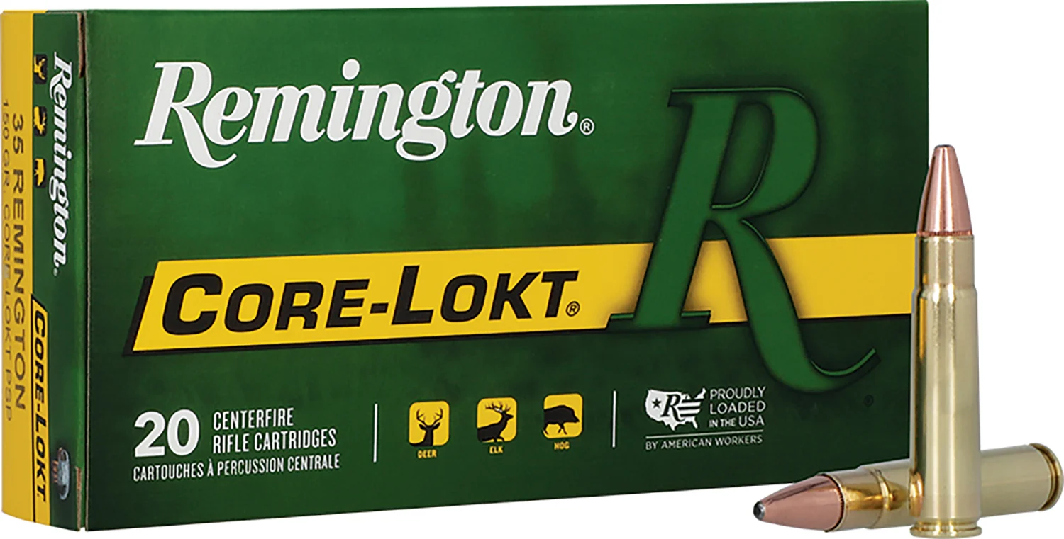 REMINGTON Ammunition 21491 Core-lokt 35rem 150gr Soft Point Core-lokt 20 Per Box/10 Case