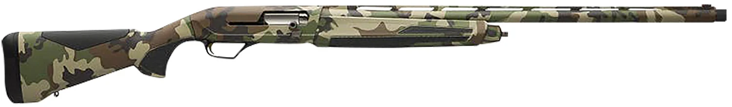Browning 011765204 Maxus II 12 Gauge 3.5" 4+1 28", Woodland Camo, Synthetic Furniture with Overmolded Grip Panels, Fiber Optic Sight