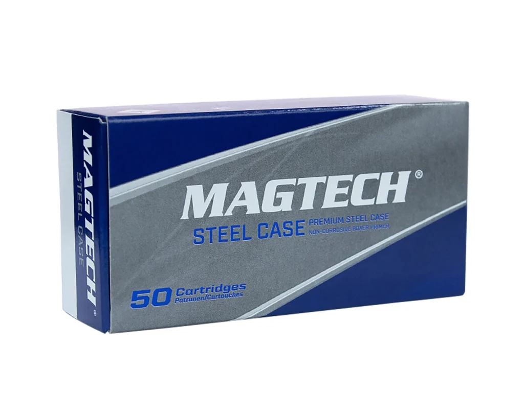 Magtech 9AS Steel Case  9mm 115gr Full Metal Jacket 50 Per Box/20 Case