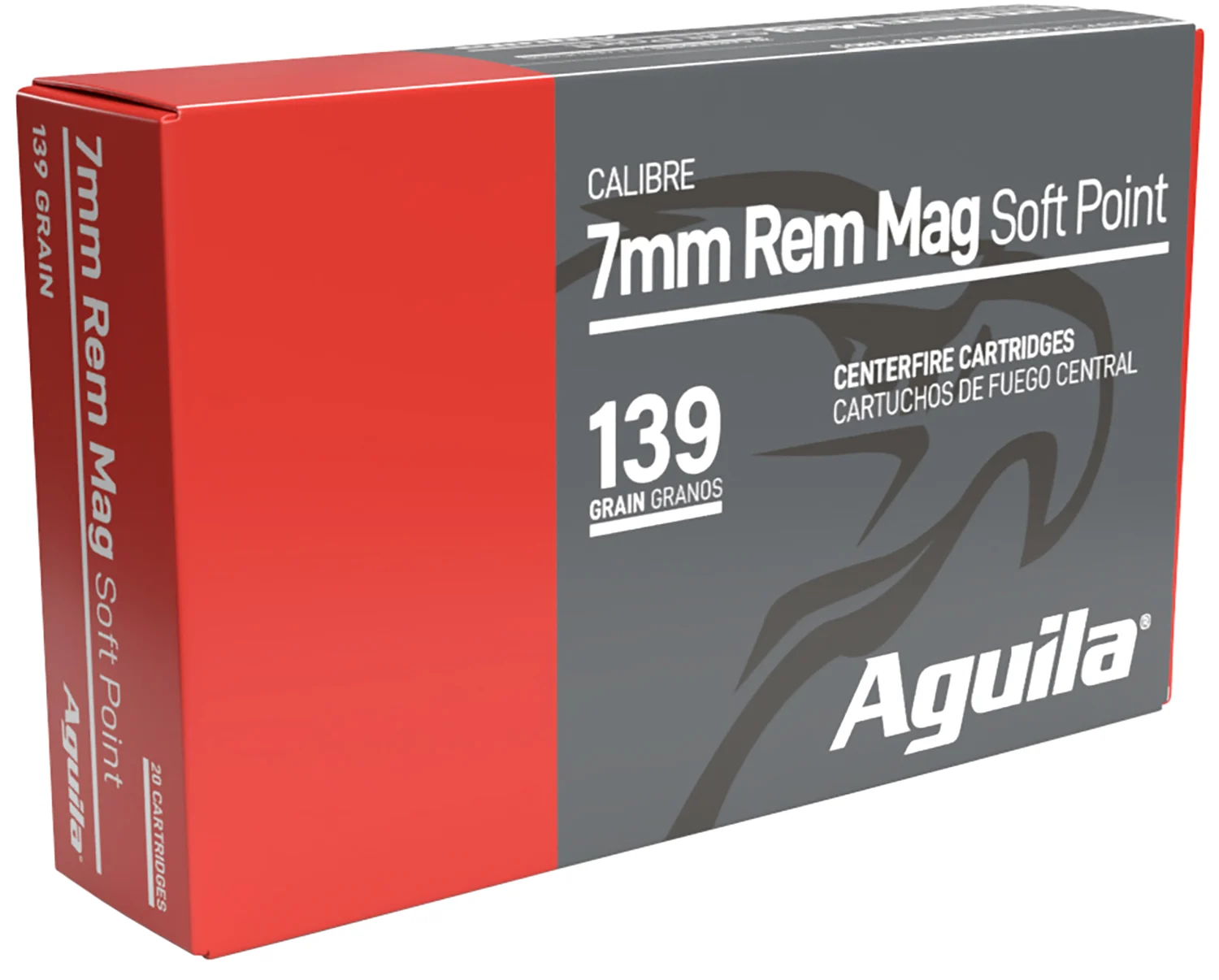 Aguila 7mm Rem Mag 139gr Brass – 20rd