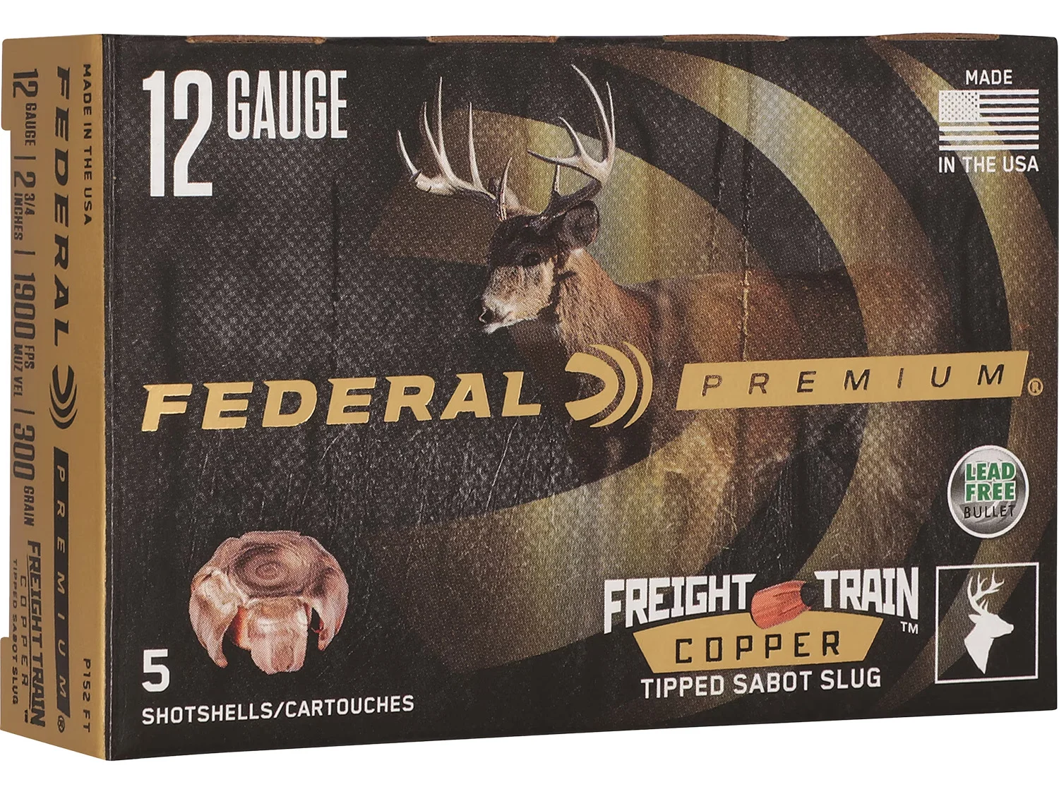 Federal 12 Gauge 300gr SLUG – 5rd