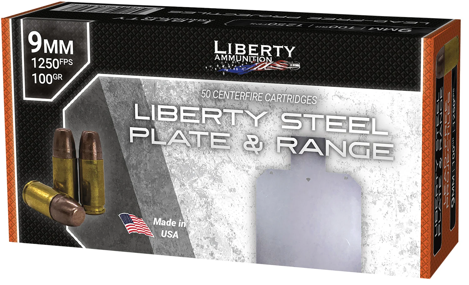 Liberty Ammunition 9mm Luger 100gr – 50rd