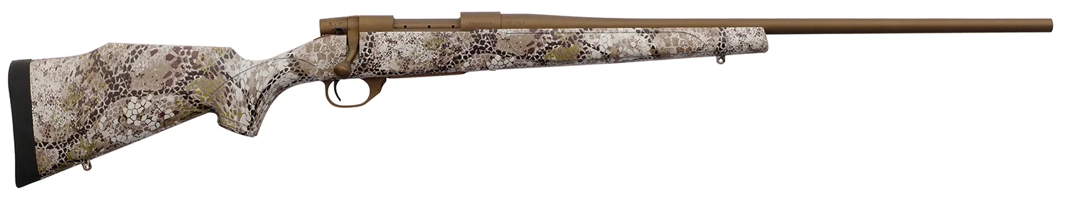 WEATHERBY Vap256rr4t Vanguard Badlands 25-06 Rem 5+1 24" Burnt Bronze Cerakote #2 Threaded Barrel, Drilled & Tapped Steel Receiver, Badlands Approach Camo Monte Carlo W/raised Comb Synthetic Stock