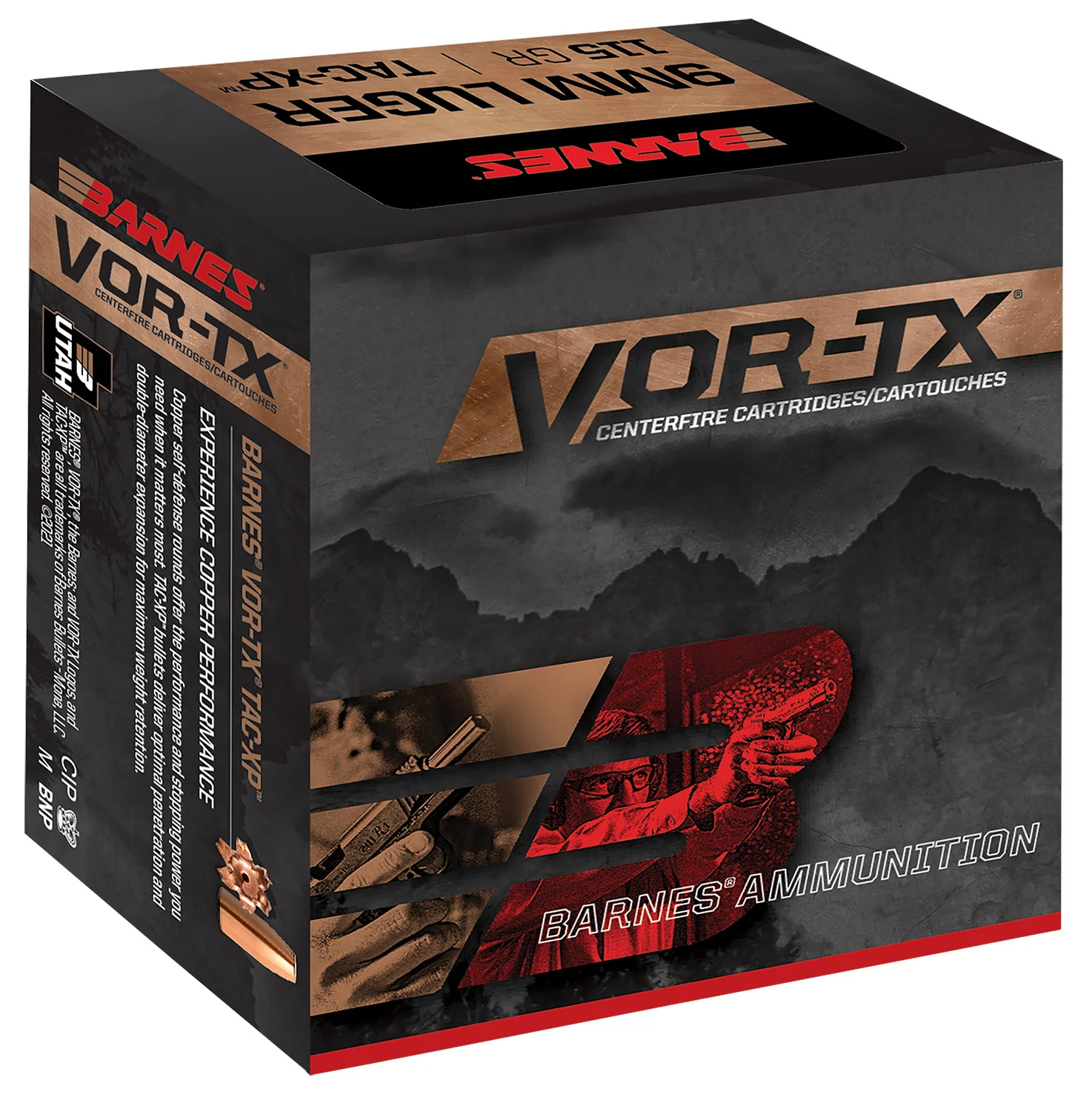 BARNES Bullets 32005 Vor-tx 9mm 115gr Xpb 20 Per Box/10 Case