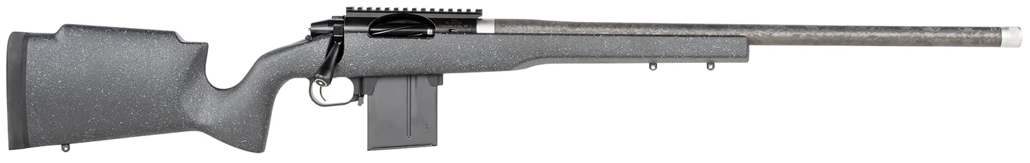 Proof Research 137857 Elevation MTR 2.0 6.5 PRC 22" Carbon Fiber Match Grade Threaded Barrel, Black Cerakote Steel Receiver w/Picatinny Rail, Black Granite Fixed Proof Carbon Fiber Stock, Right Hand