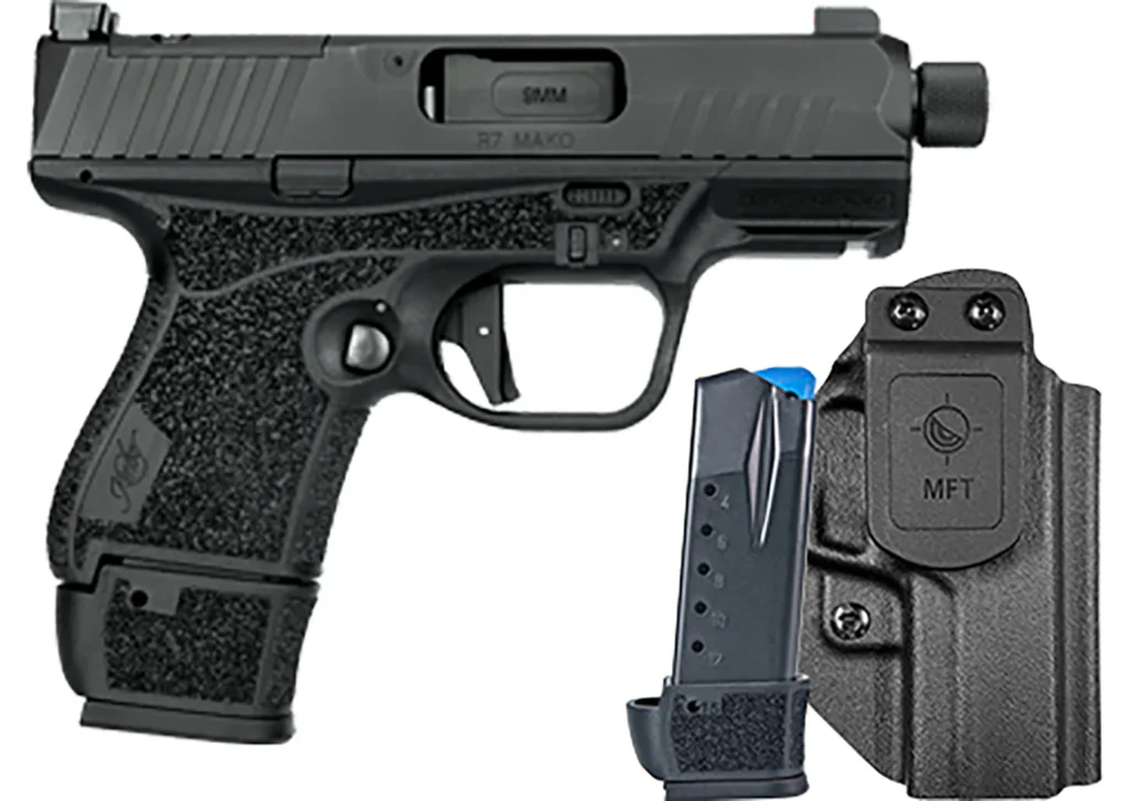 Kimber Mfg.,inc 3800033 R7 Mako TSF OR 9mm 15+1 3.92" FNC Stainless Steel Slide Molded Stippling Holosun HS 407K