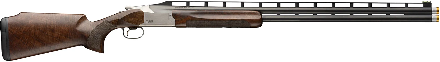 BROWNING 0183244003 Citori 825 Trap 12 Gauge Break Open 2.75" 2rd 30" Polished Blued Over/under Vent Rib Barrel, Silver Nitride Stainless Steel Receiver, Monte Carlo Comb Gloss Black Walnut Stock