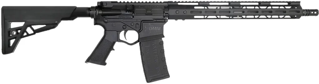 ATI ATIGOMX300ML15 Omni Hybrid  300 Blackout 30+1 16" Black Threaded Barrel, Black Picatinny Rail Polymer Receiver, 15" M-LOK Handguard, Adjustable Black Synthetic Stock, Black Polymer Grip