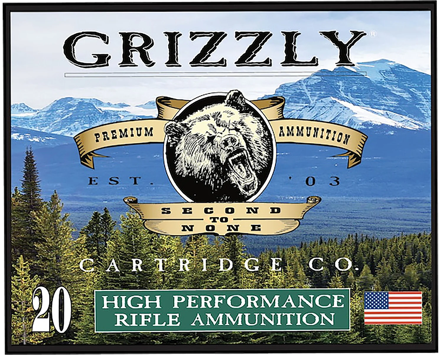Grizzly-Ammo .45-70 Government 420gr WIDE LONG NOSE GAS CHECK – 20rd