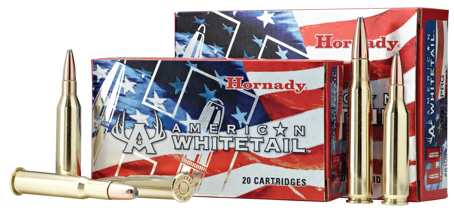 HORNADY 81489 American Whitetail 6.5creedmoor 129gr Interlock Spire Point 20 Per Box/10 Case
