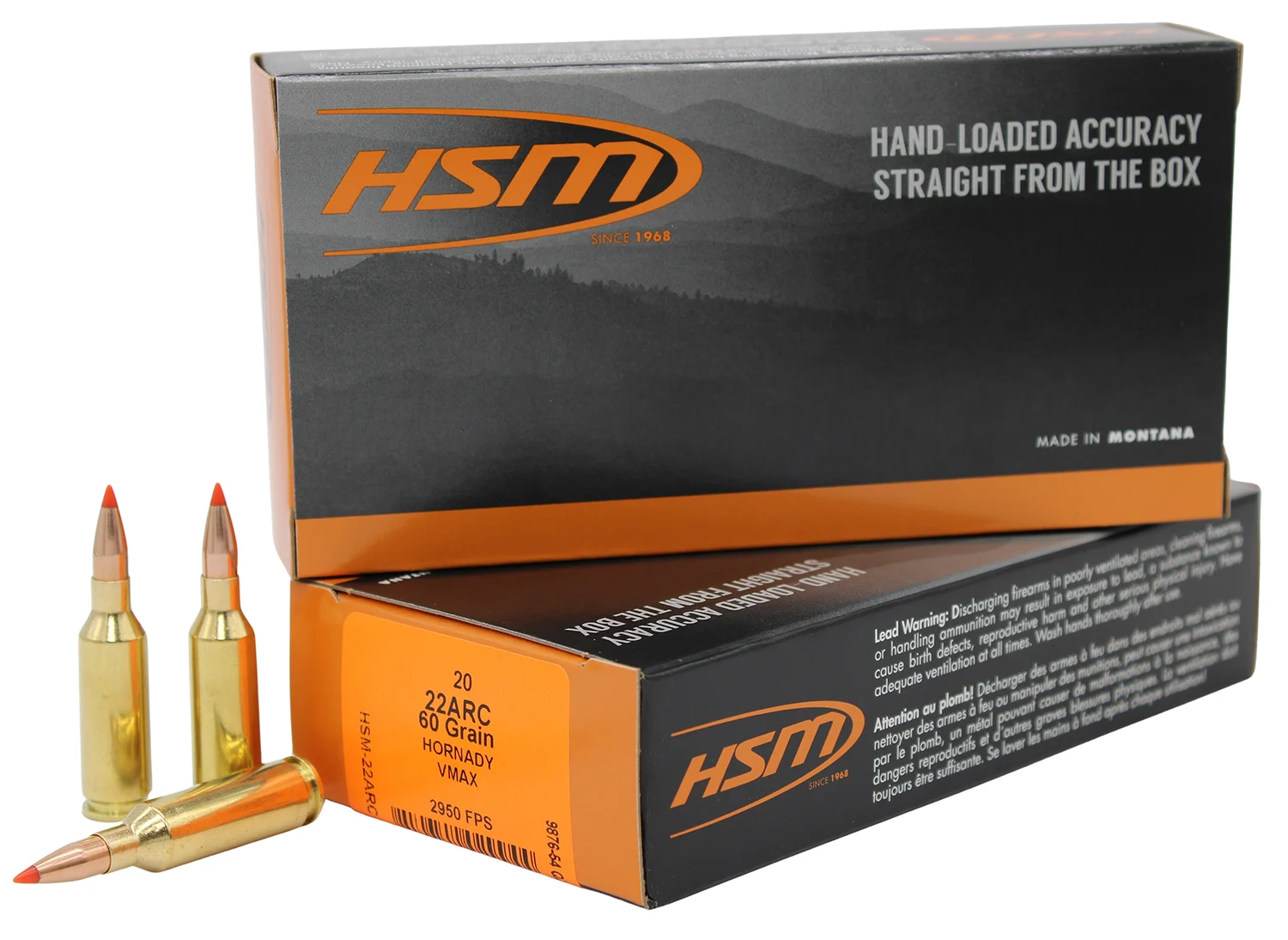 HSM .22 ARC 60gr V-MAX N/A – 20rd