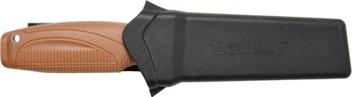 CAMILLUS SWEDGE FIXED BLADE - 4.3" SS BLADE NYLON BROWN - Image 2