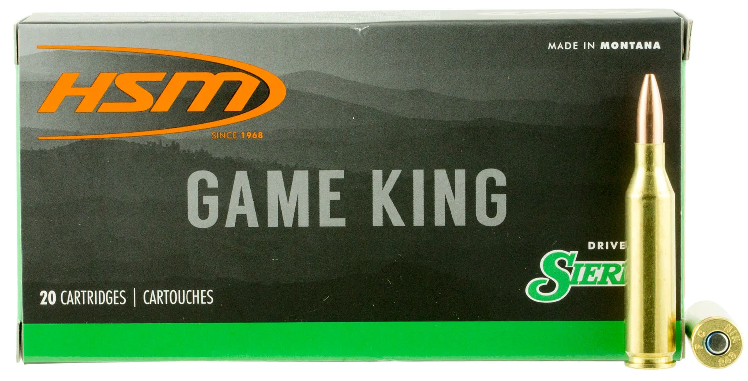 HSM .243 Winchester 85gr GAMEKING Brass – 20rd