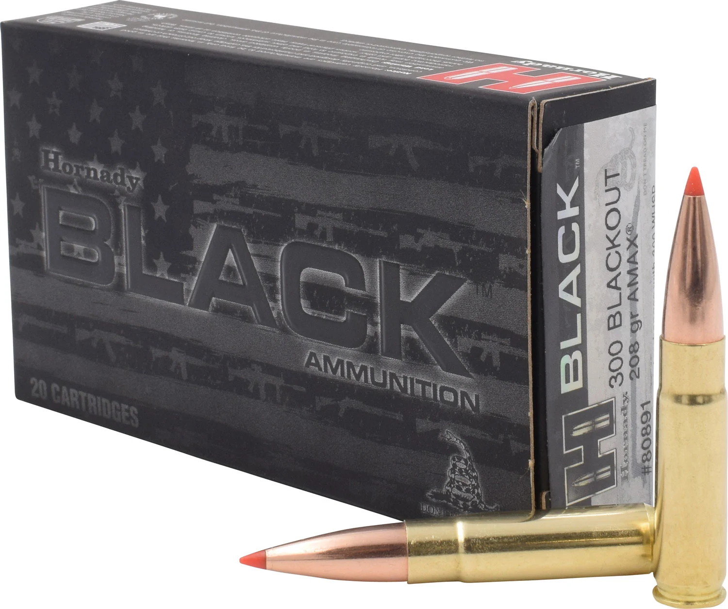 Hornady .300 Blackout 208gr SUBSONIC Brass – 20rd