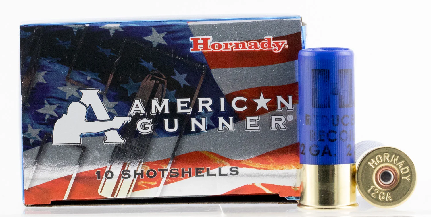 HORNADY 86274 American Gunner 12 Gauge 2.75" 1 Oz 00 Buck Shot 10 Per Box/ 10 Case