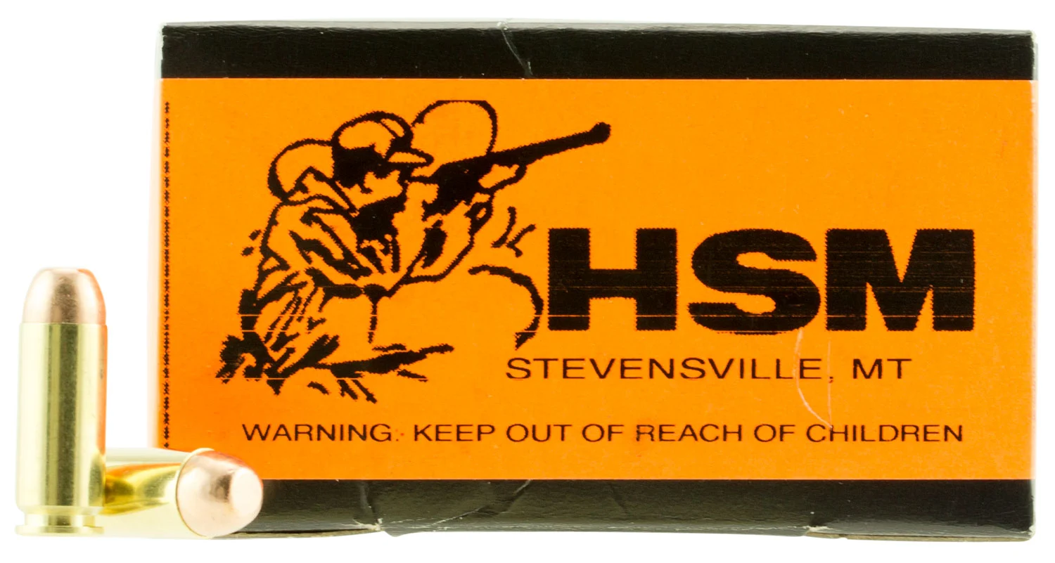 HSM 10MM2N Training 10mm Auto 180 gr Full Metal Jacket 50 Per Box/ 20 Case