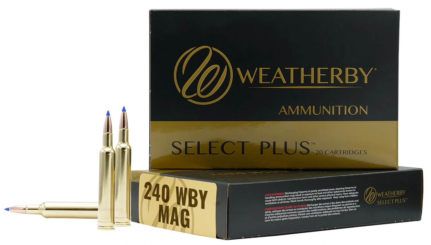 WEATHERBY B24080ttsx Select Plus 240wthbymag 80gr Barnes Tipped Tsx Lead Free 20 Per Box/10 Case