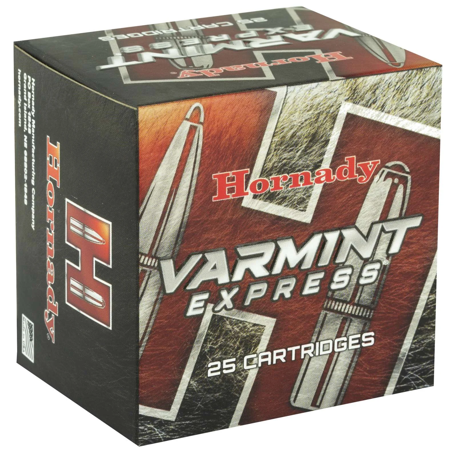 HORNADY Varmint Express 22hornet 35gr V-max 25rd Bx 250rd Case