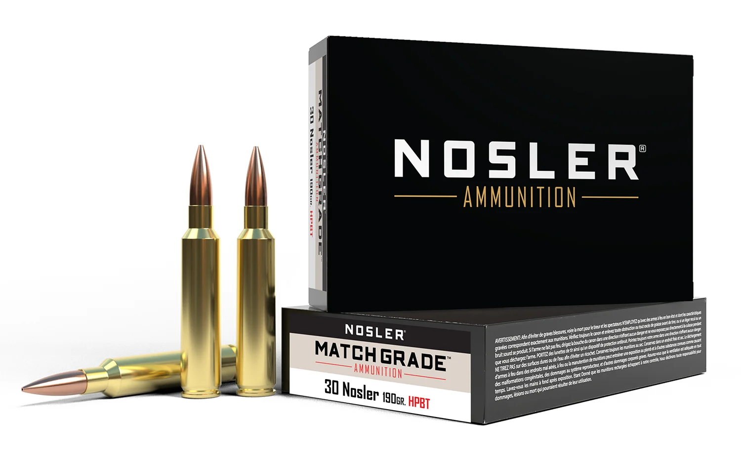 Nosler .30 Nosler 190gr Brass – 20rd