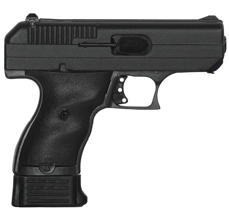 9MM 3.5" Blk As Poly W/leather Holster /