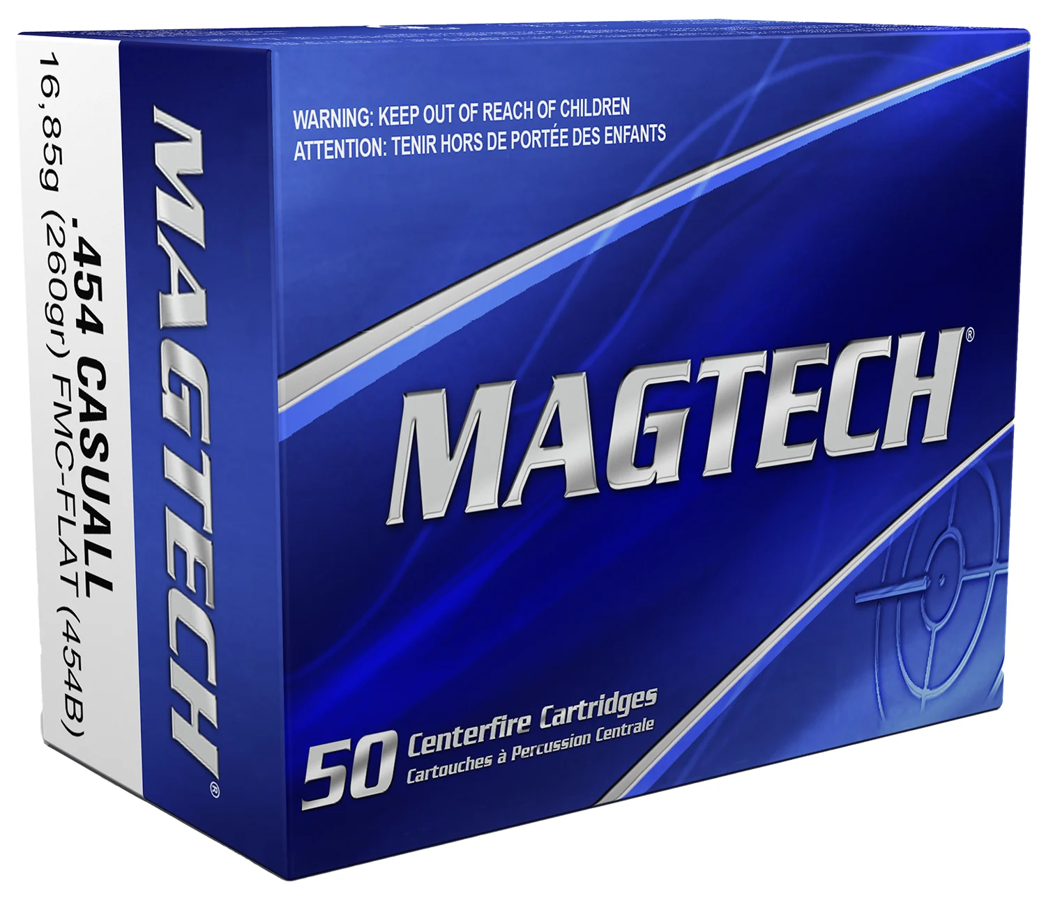 Mag-Tech .454 Casull 260gr Brass – 20rd