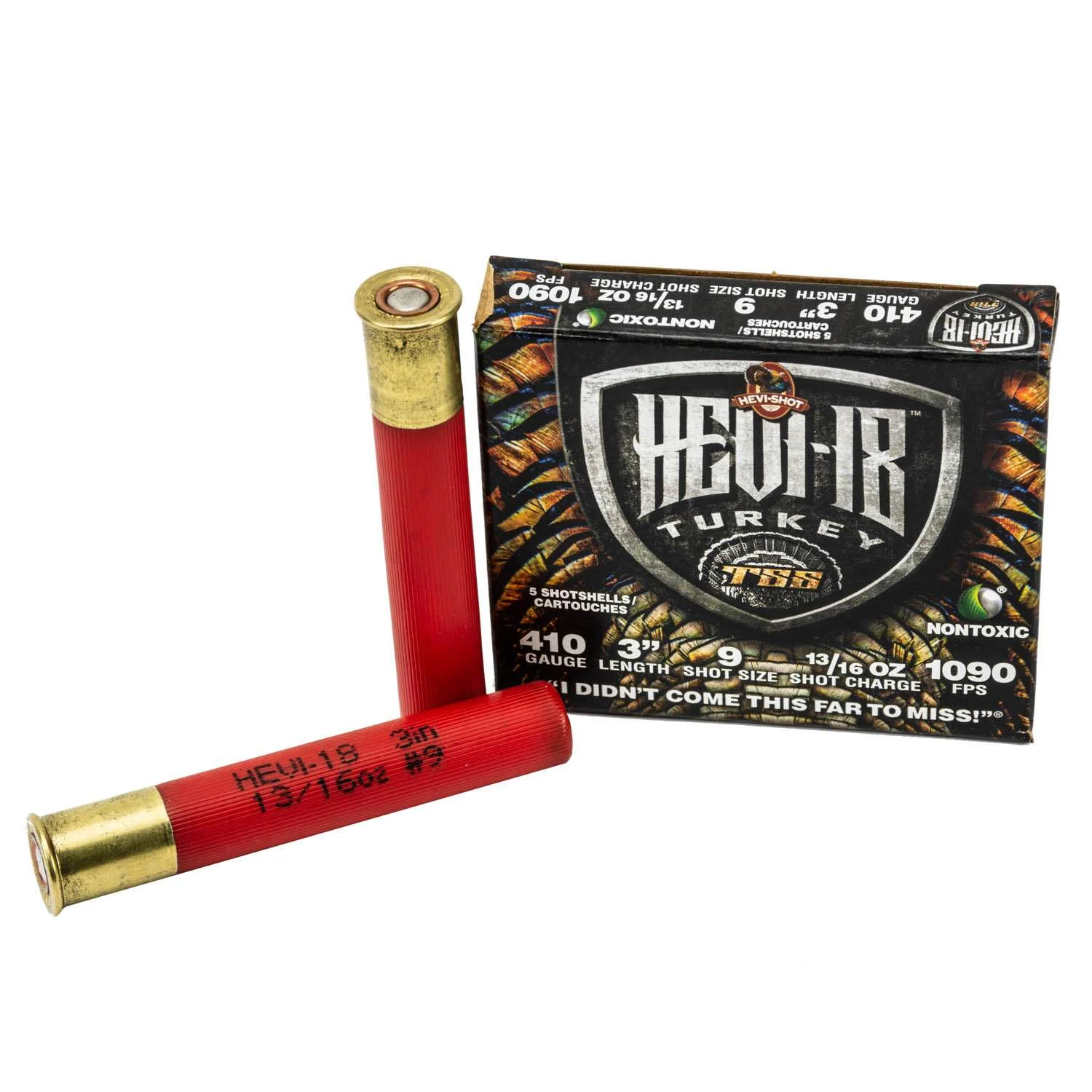 HEVI-SHOT Hevi-18 Tss Turkey 410 3in 13/16oz #9 5 Rd/bx 10 Bx/cs