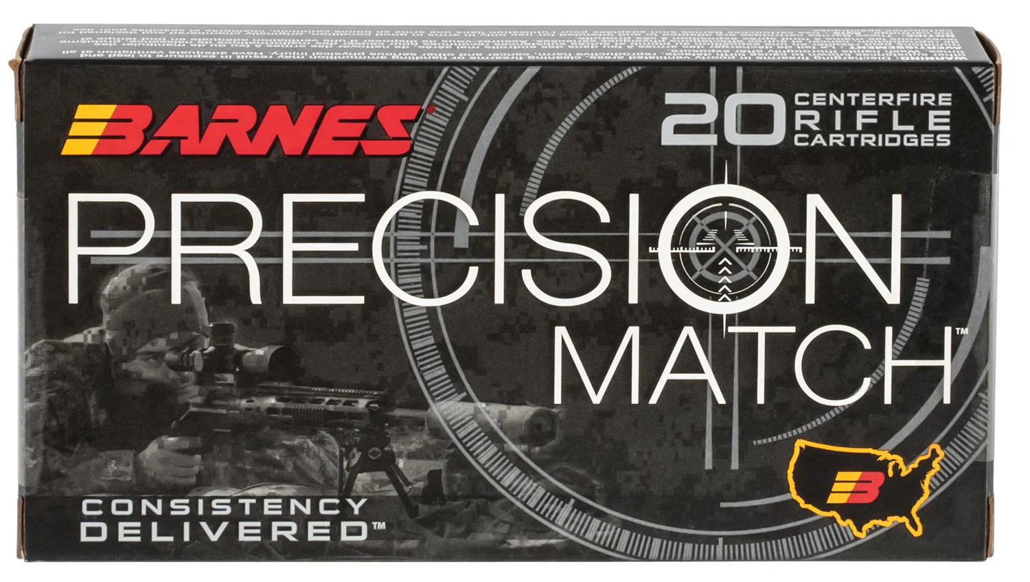 BARNES Bullets 30742 Precision Match 260rem 140gr Open Tip Match Boat Tail 20 Per Box/10 Case