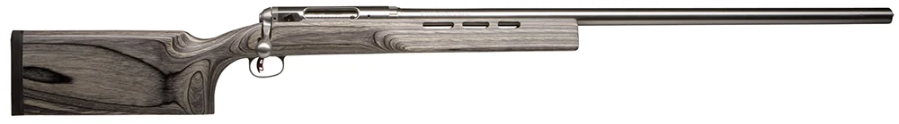 SAVAGE Arms 18155 12 F Class Full Size 6.5x284 Norma 1rd 30" Stainless Heavy Barrel, Matte Stainless Steel Receiver Drilled & Tapped, Satin Gray Fixed Laminate Stock, Right Hand