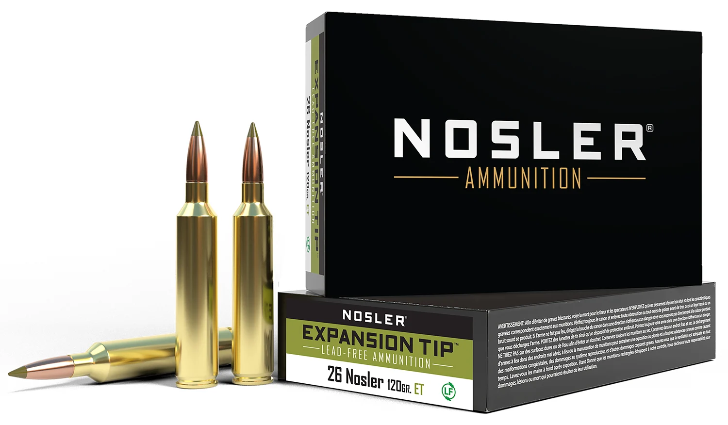 Nosler .26 Nosler 120gr Brass – 20rd