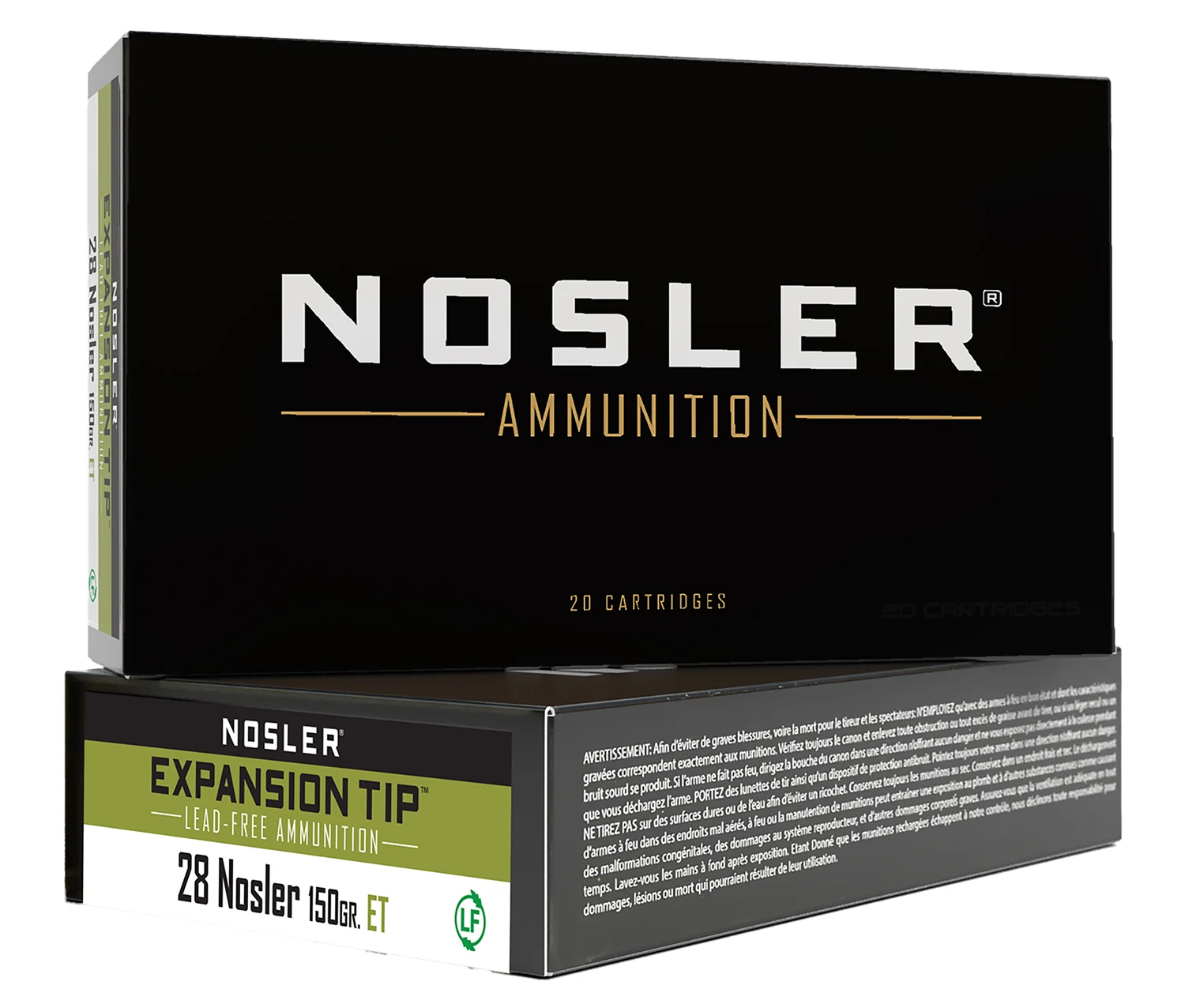 Nosler 28 Nosler 150gr Brass – 20rd