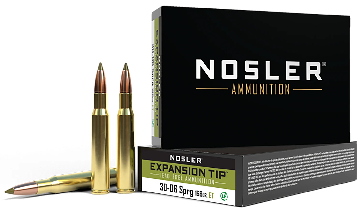 Nosler .30-06 Springfield 168gr Brass – 20rd
