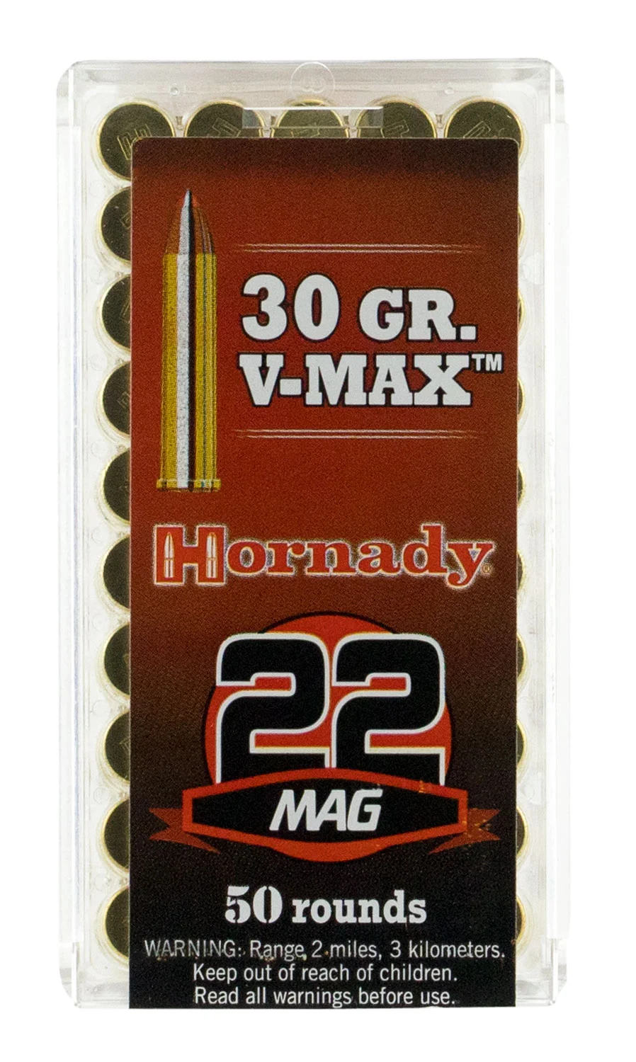 HORNADY 83202 Varmint Express 22 Wmr 30 Gr HORNADY V Max 50 Per Box/ 40 Case