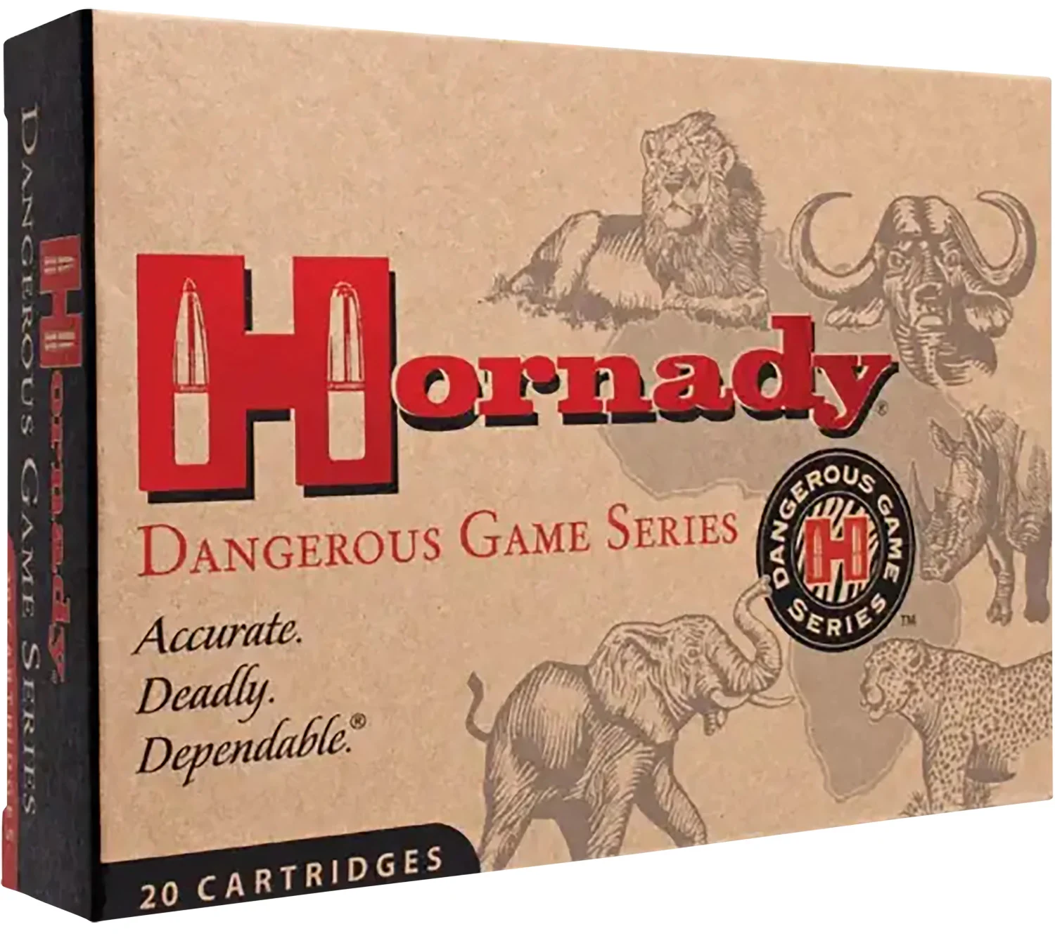 Hornady .375 H&H Magnum 300gr BONDED Brass – 20rd