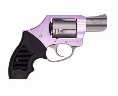 CHARTER Arms Model 53841 Lavender Lady 2" .38 Special 5 Rounds Double Action Only Lavender/stainless