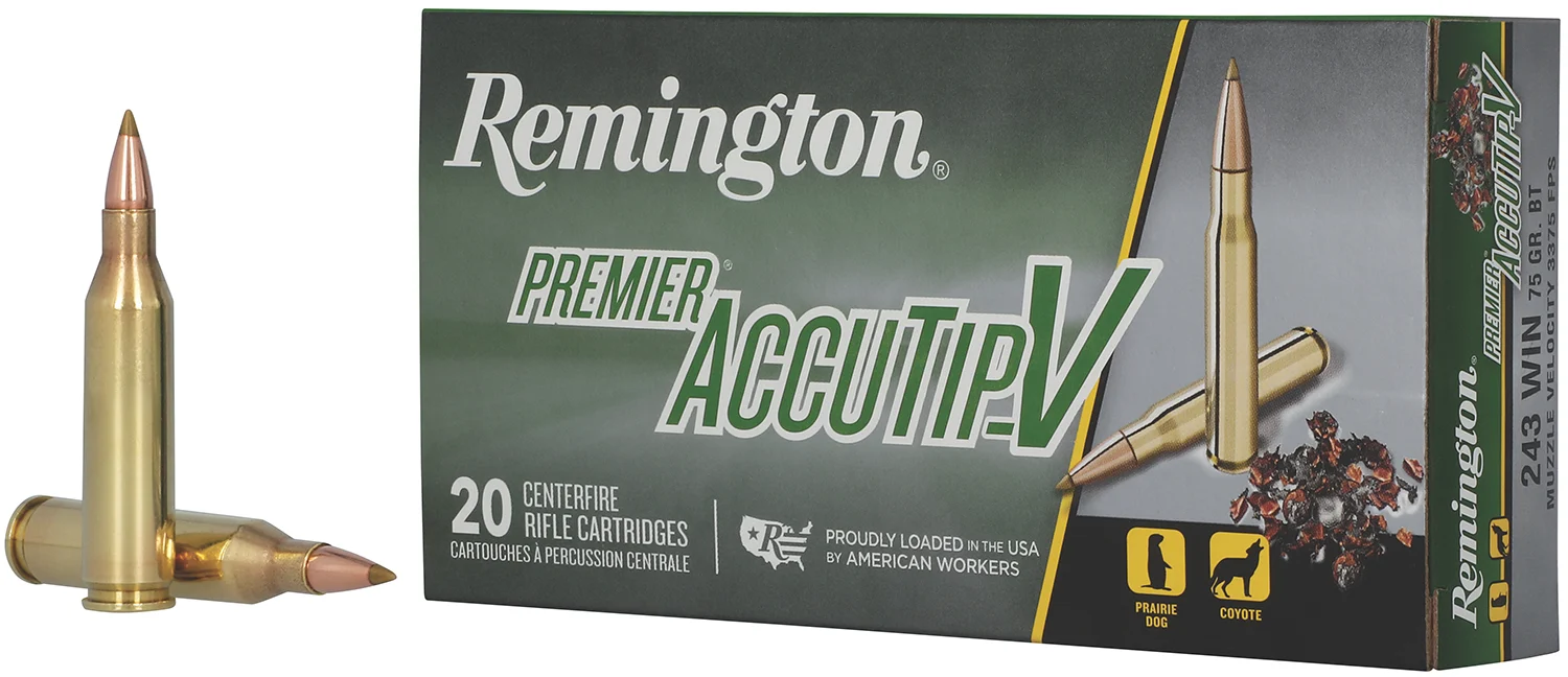 Remington .243 Winchester 75gr Brass – 20rd