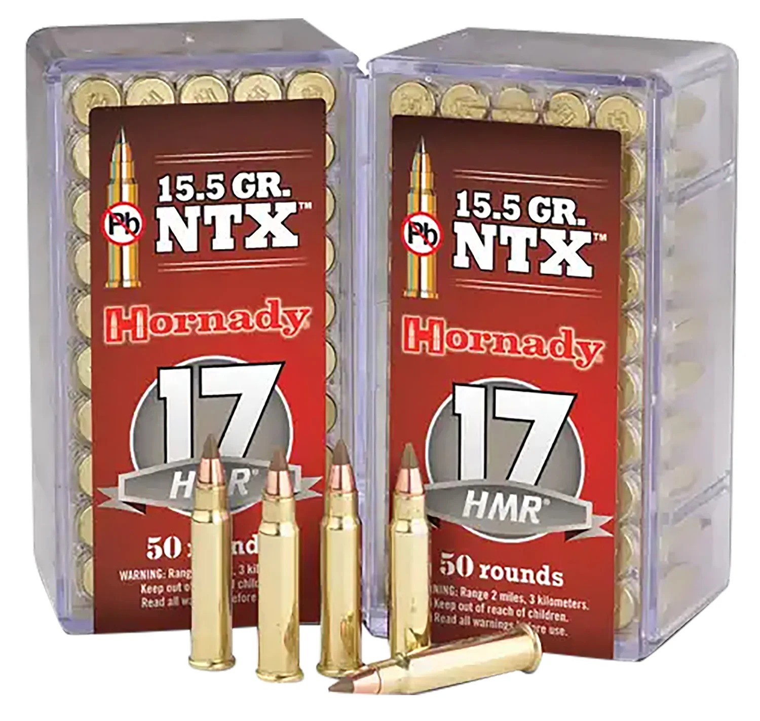 Hornady .17 HMR 15gr Brass – 50rd