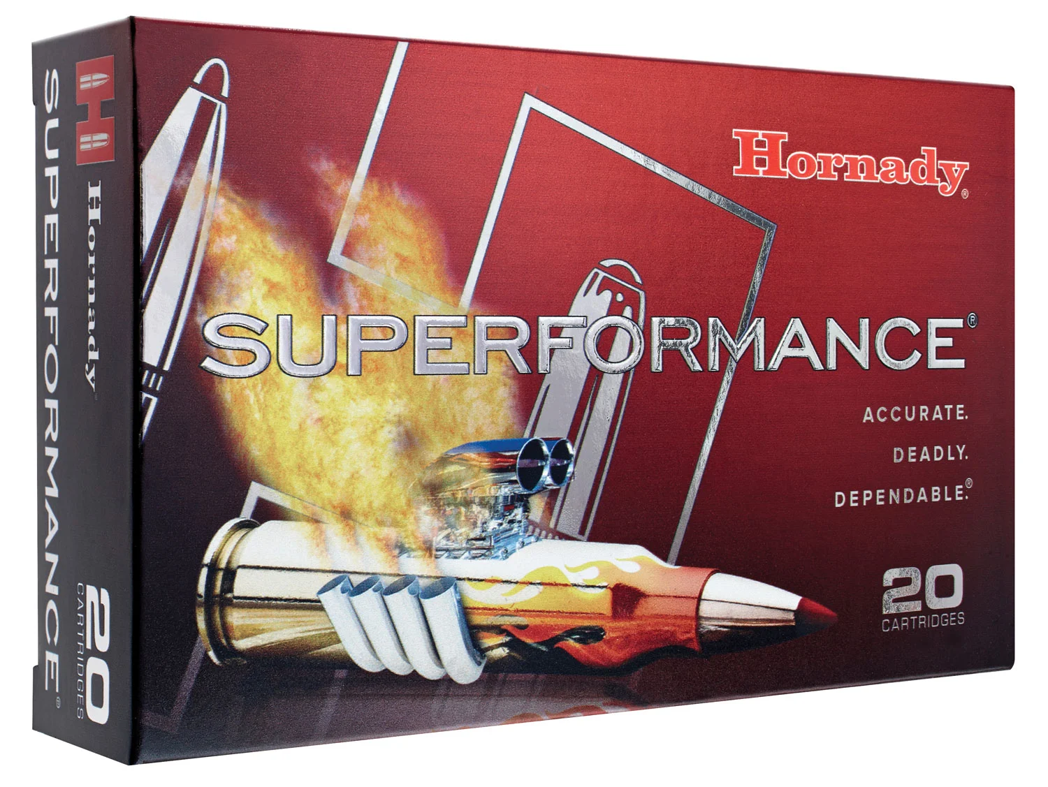 HORNADY 80543 Superformance 270win 130gr Super Shock Tip 20 Per Box/10 Case