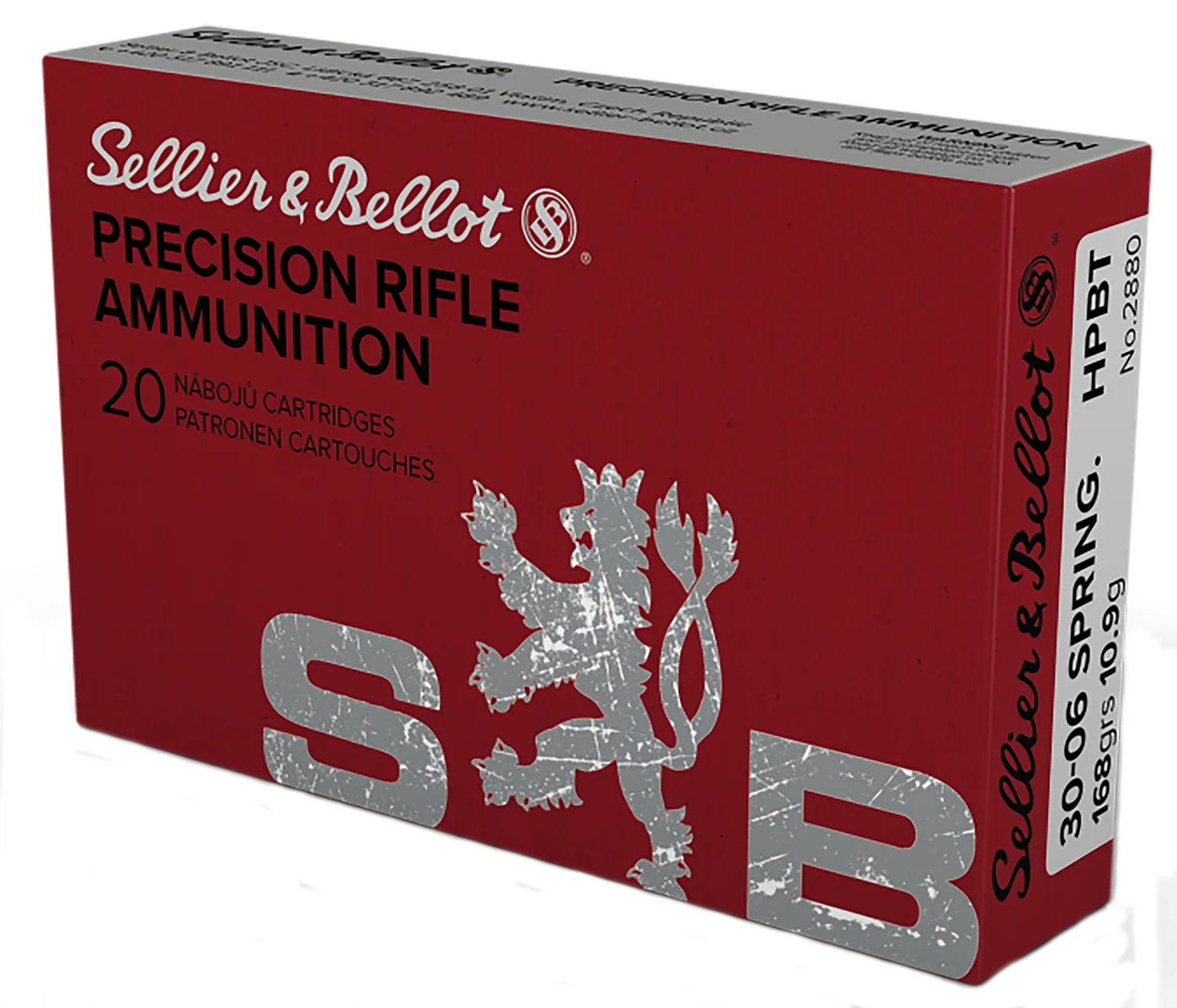 Sellier-Bellot .30-06 Springfield 168gr Brass – 20rd